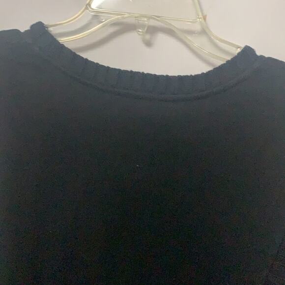 ATHLETA BLACK CREW NECK HEAVY‎ SWEATER SIZE S - Picture 8 of 10